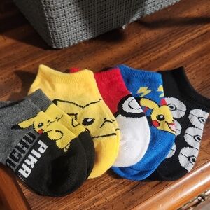 Pikachu Themed Ankle Socks Set